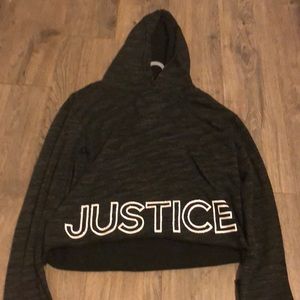 Justice long sleeve hoodie